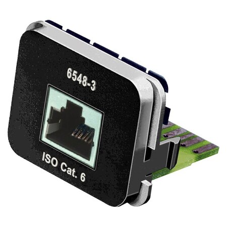 Commscope Modular Connectors / Ethernet Connectors Cat 6 Single Insert T568A 1644031-3